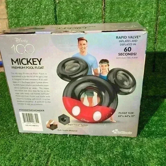 Disney Mickey Mouse Pool Float Party Tube by GoFloats - Picture 6 of 8